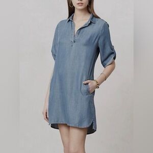 Cloth & Stone chambray mini dress, tunic, small